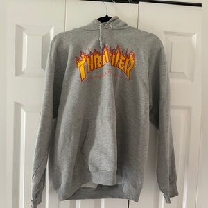 Thrasher Women’s Grey Hooded Sweatshirt